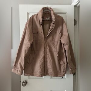 Clique Fleece Lined Utility Rain Jacket With Removable Hood